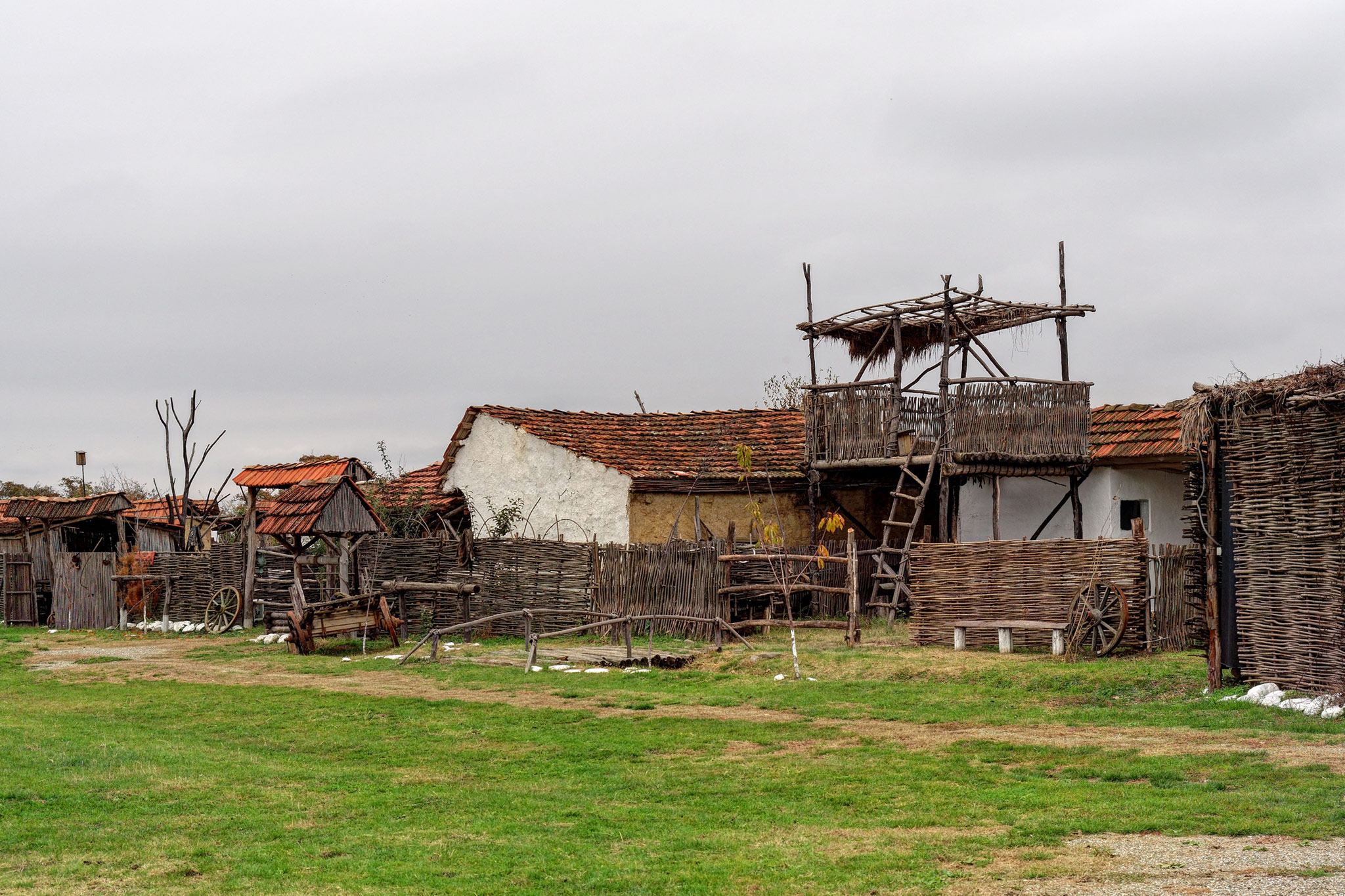 Герменчук. Архитектурно-этнографический музей Шира-Юрт (Chechen Republic.Germenchuk, the ethnographic complex Shira-Yurt)